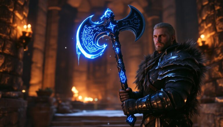 skyrim dawnguard rune axe